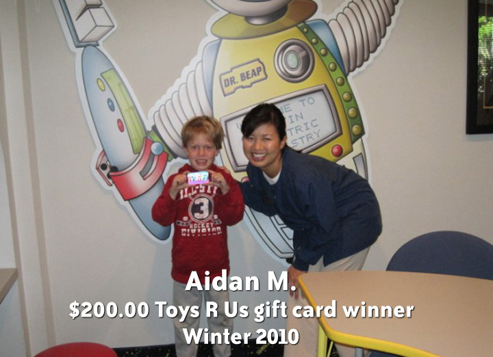 Aidan M - Winter 2010 winner